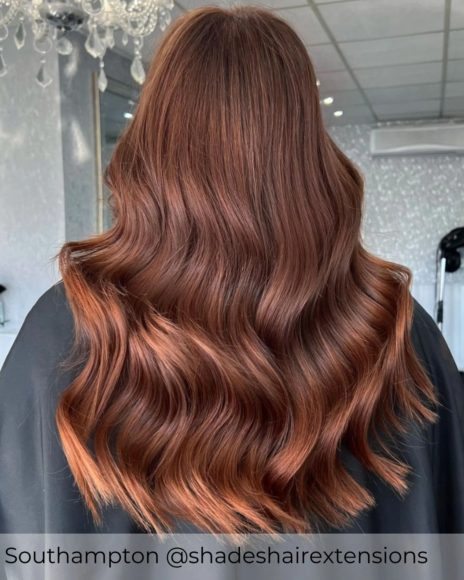#33 Raspberry Bellini Micro Ring Hair Extensions - Image 2