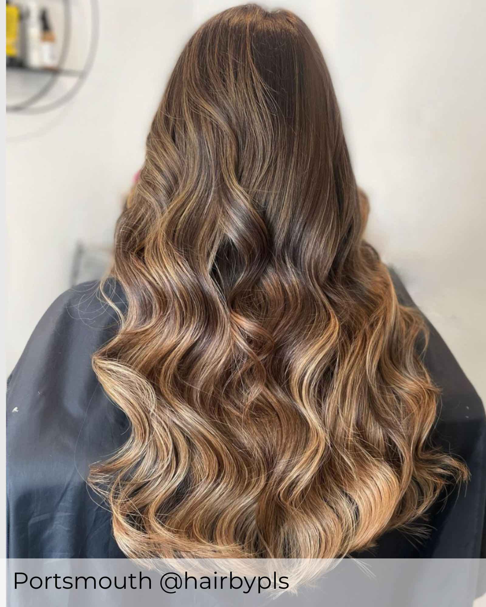#T4P4/60B Coconut Latte Nano Ring Hair Extensions - Image 2