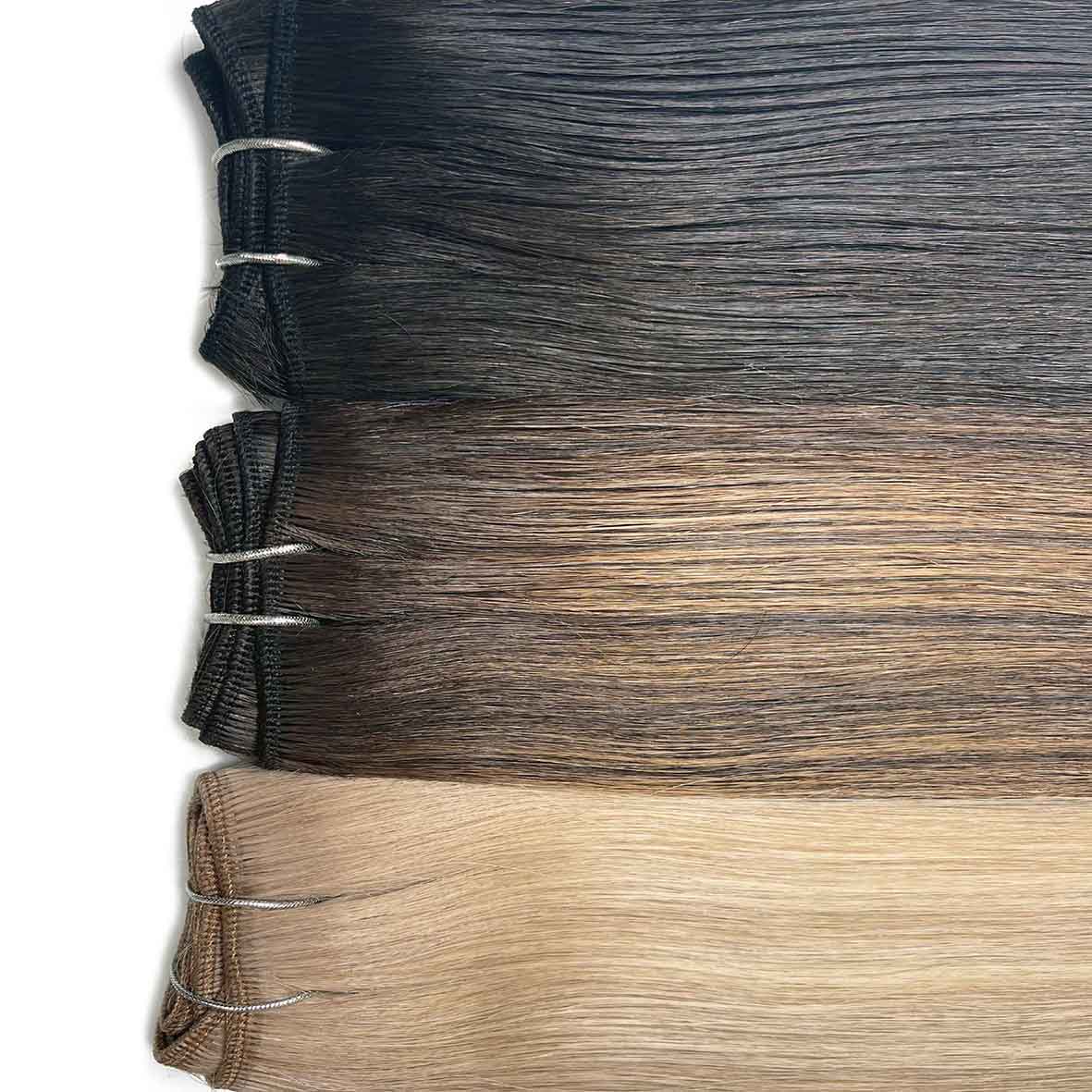 #T7P7/16 Espresso Frappe Weave Hair Extensions - Image 3