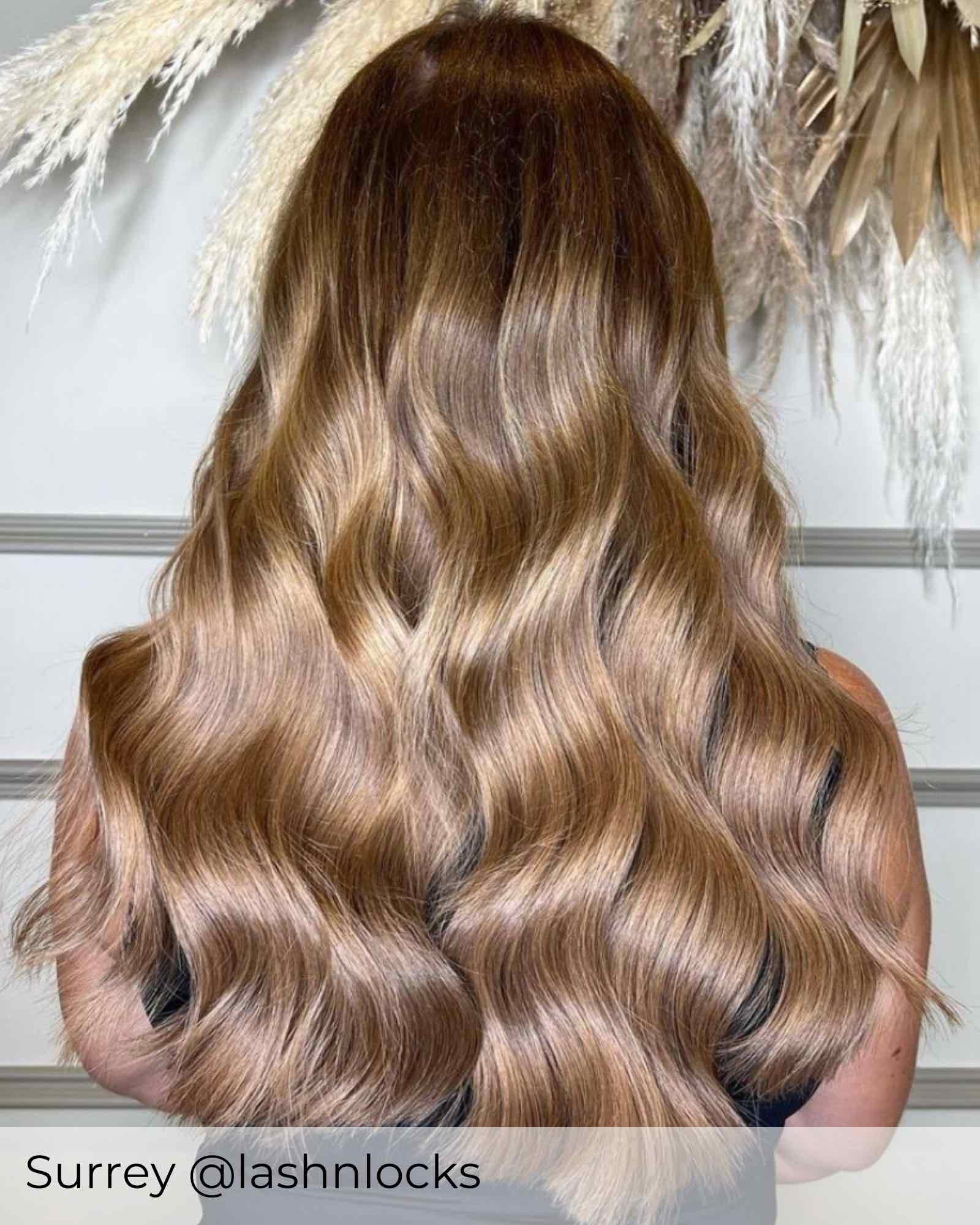 #T4P4/22 Morning Coffee Nano Ring Hair Extensions - Image 2