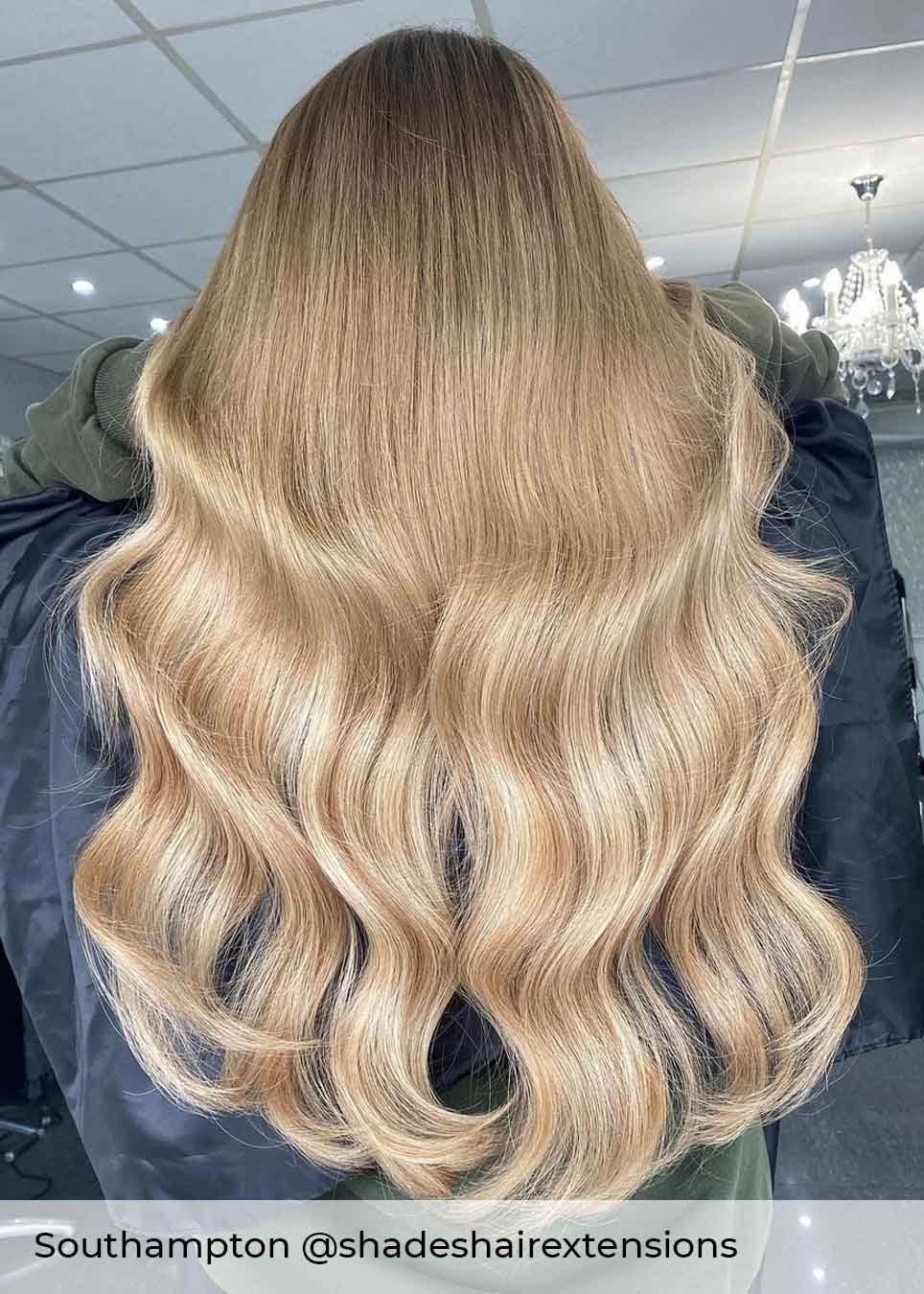 #T8P8/16 Toffee Latte Nano Ring Hair Extensions - Image 2
