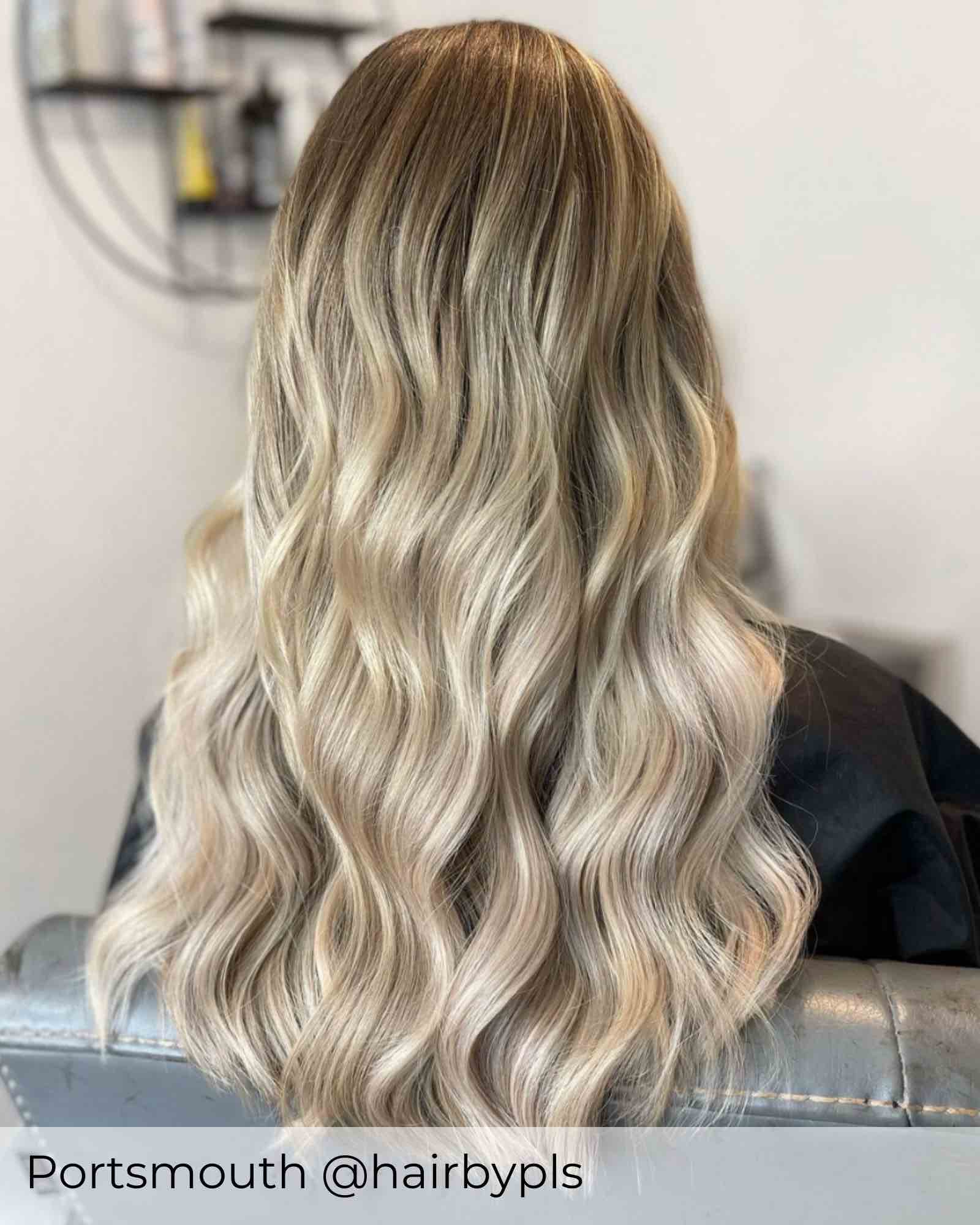 #T7P18/22 Vanilla Latte Weave Hair Extensions - Image 2