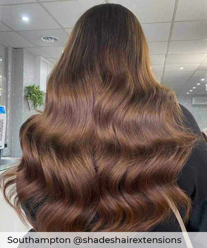 #3 Deep Chocolate Nano Ring Hair Extensions - Image 2