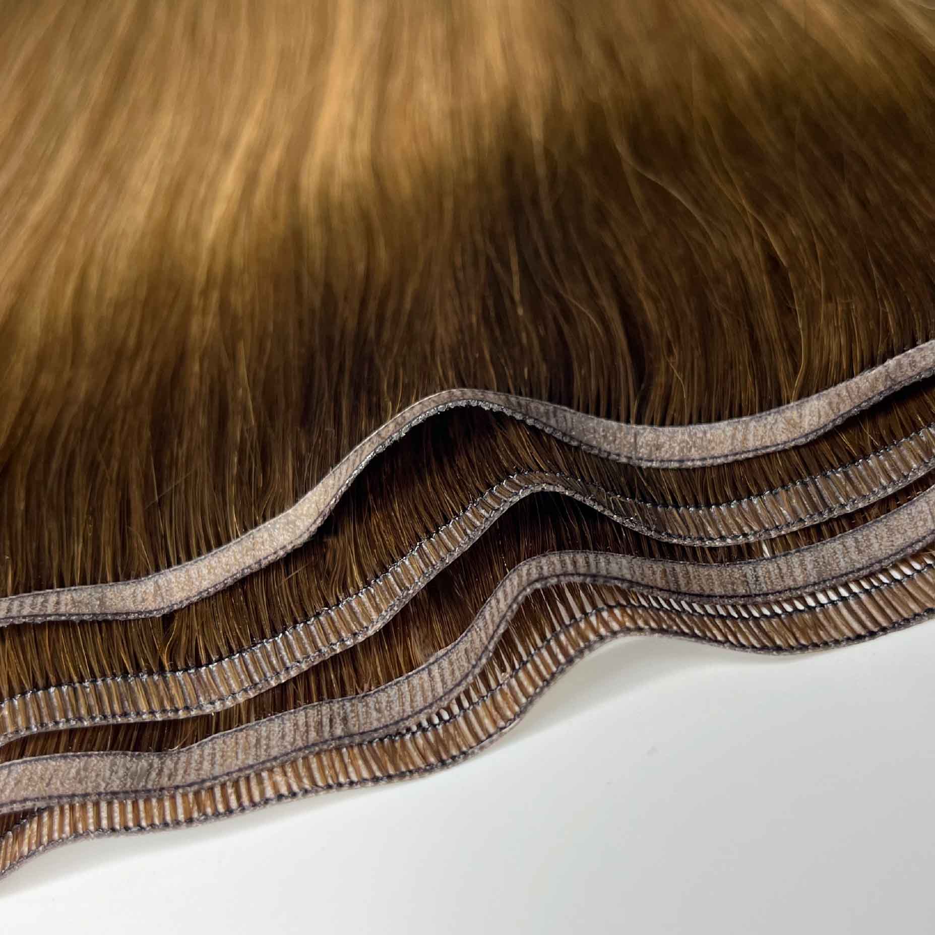 #3 Deep Chocolate Tape Weft Hair Extensions - Image 3