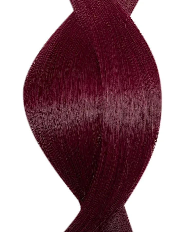 #99J Deep Aubergine Tape In Hair Extensions