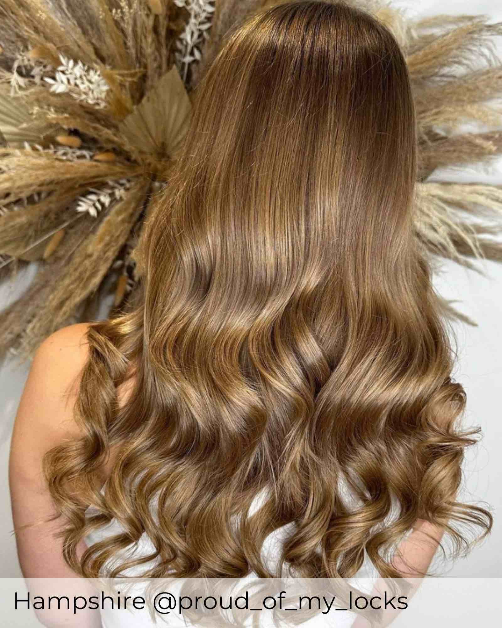#6B Honey Walnut Tape In Hair Extensions - Image 2