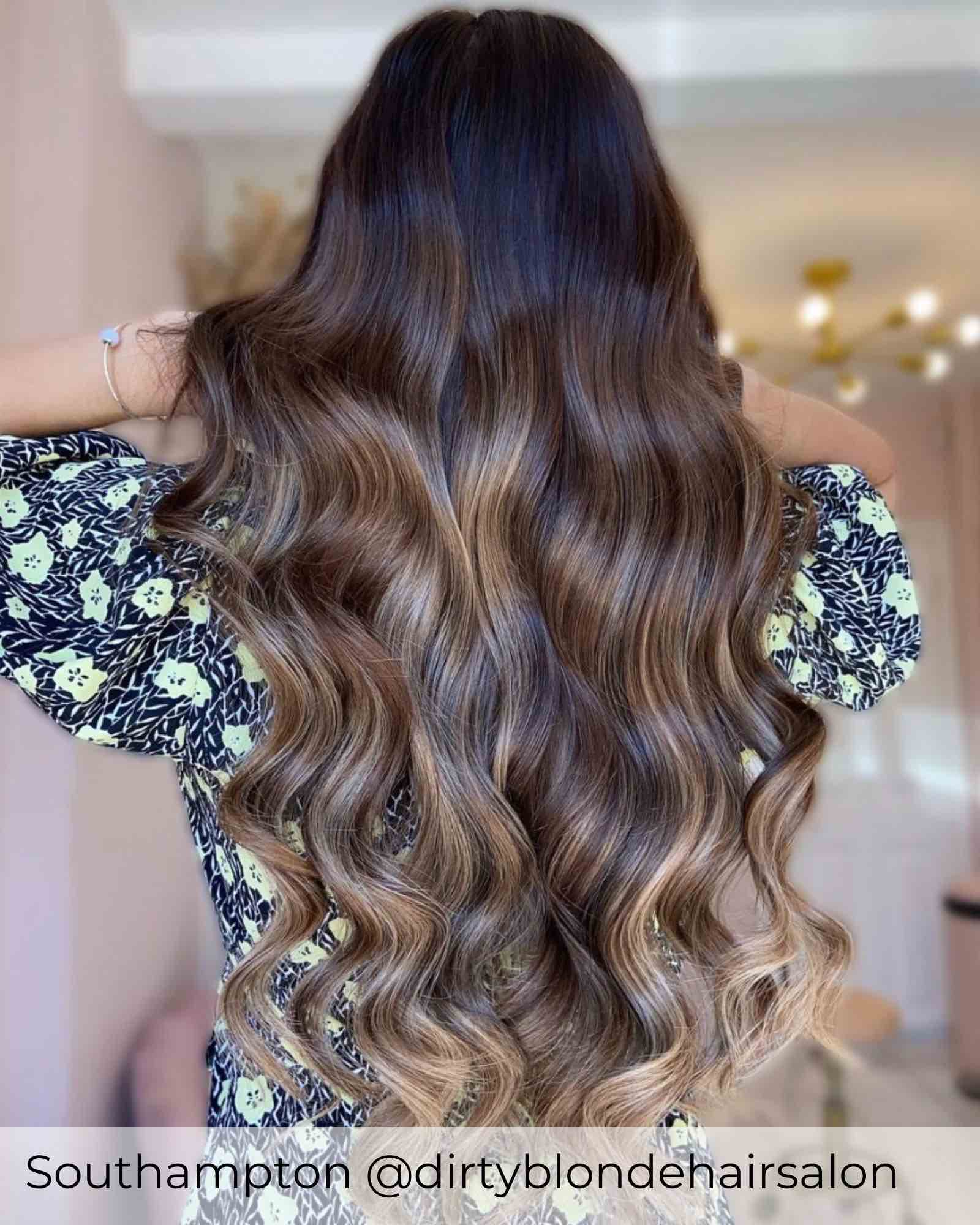 #T2P2/14 Hazelnut Latte Secret Tape In Hair Extensions - Image 2