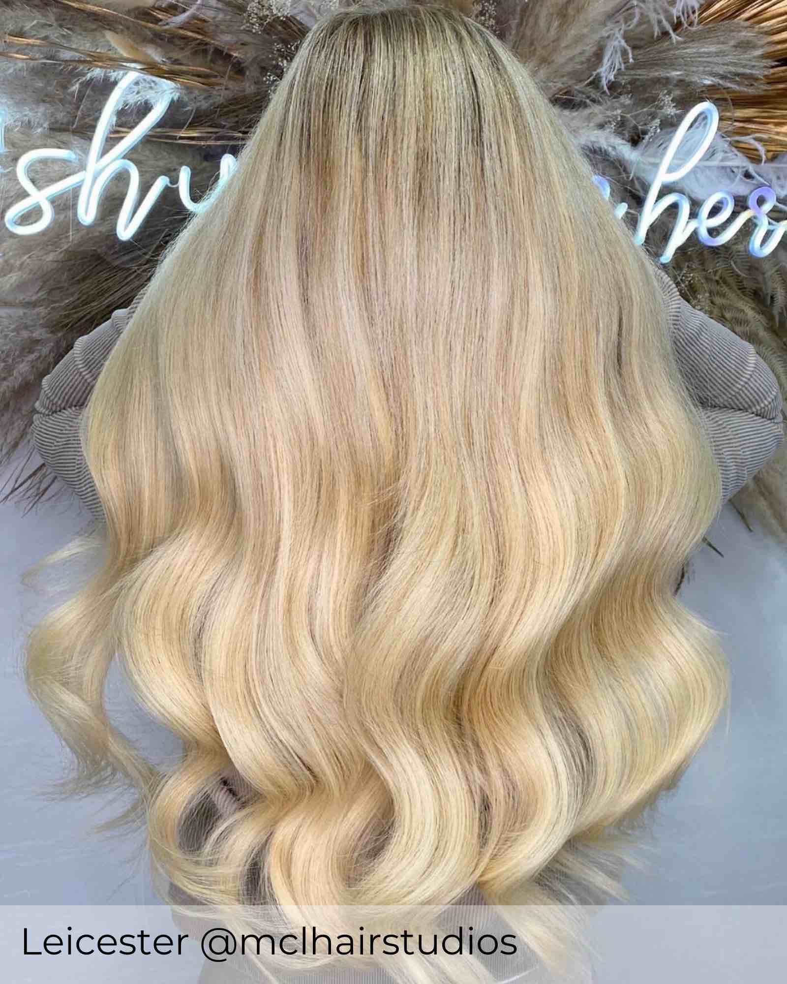 #22 Sandy Blonde Tape In Hair Extensions - Image 2