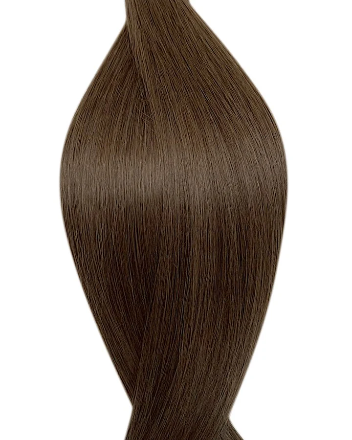#7 Frosted Chocolate Tape In Hair Extensions