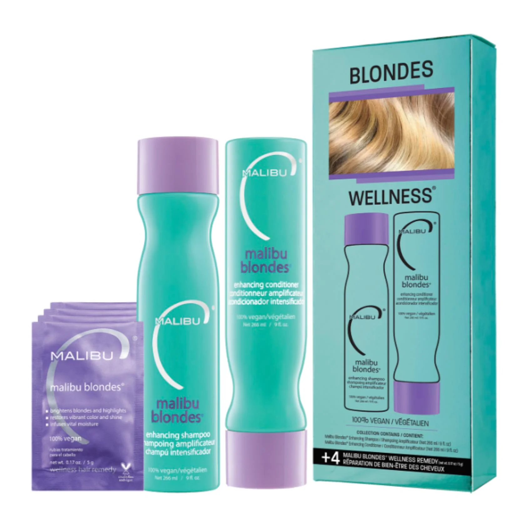 Malibu C Blondes Wellness System Kit - Image 3
