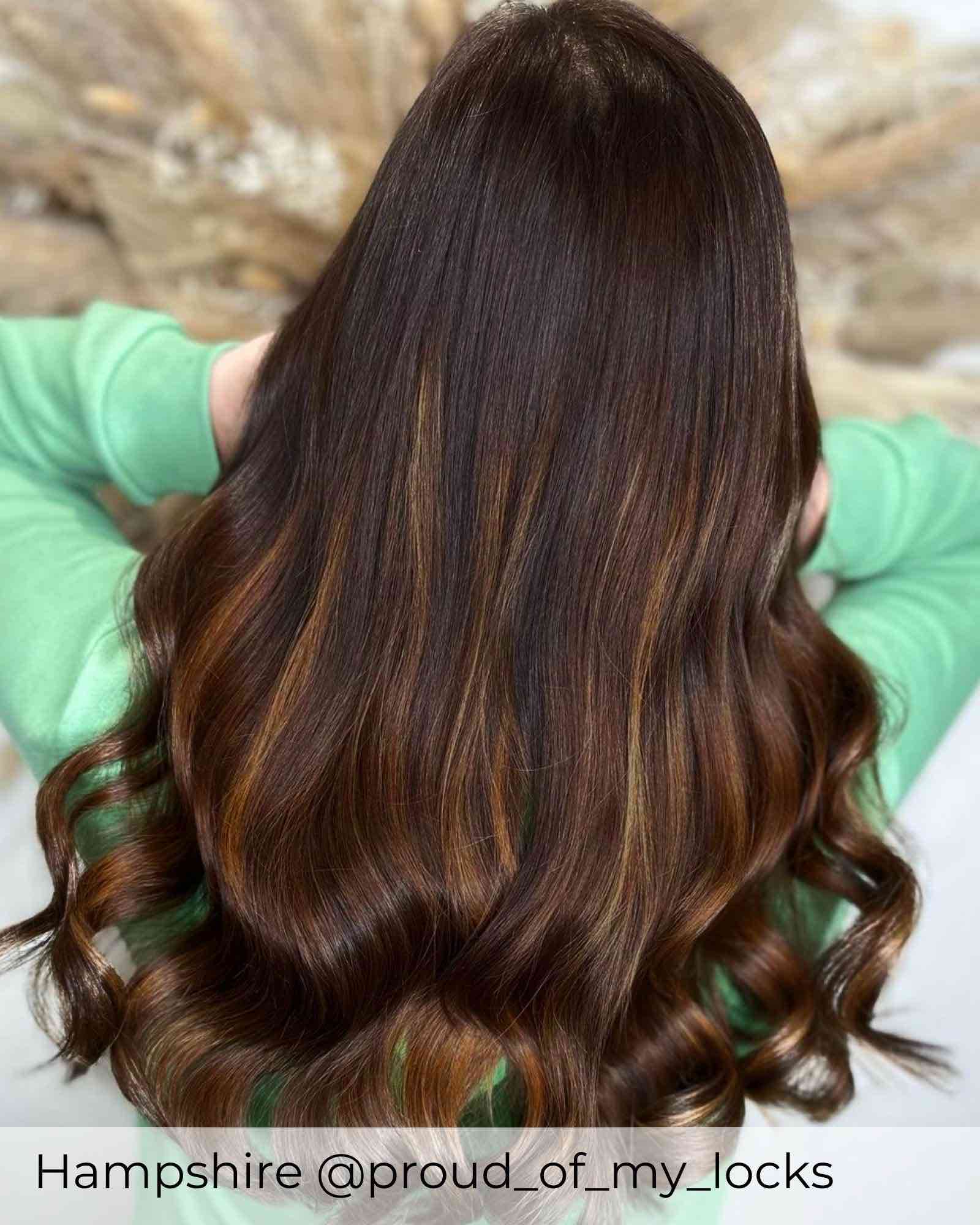 #T2P2/6 Rich Espresso Secret Tape In Hair Extensions - Image 2