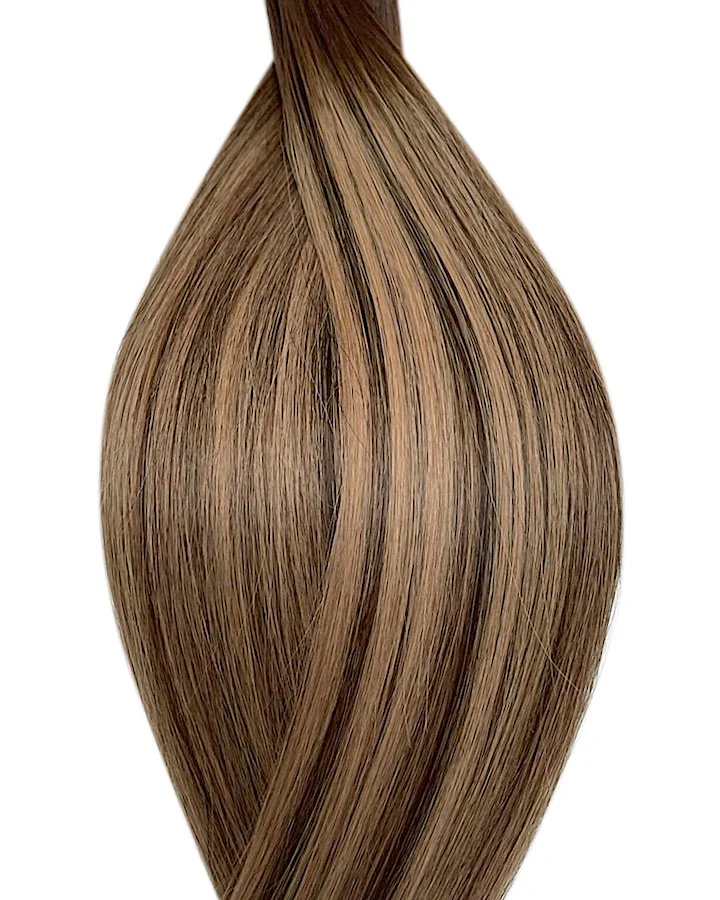 #T2P2/14 Hazelnut Latte Nano Ring Hair Extensions