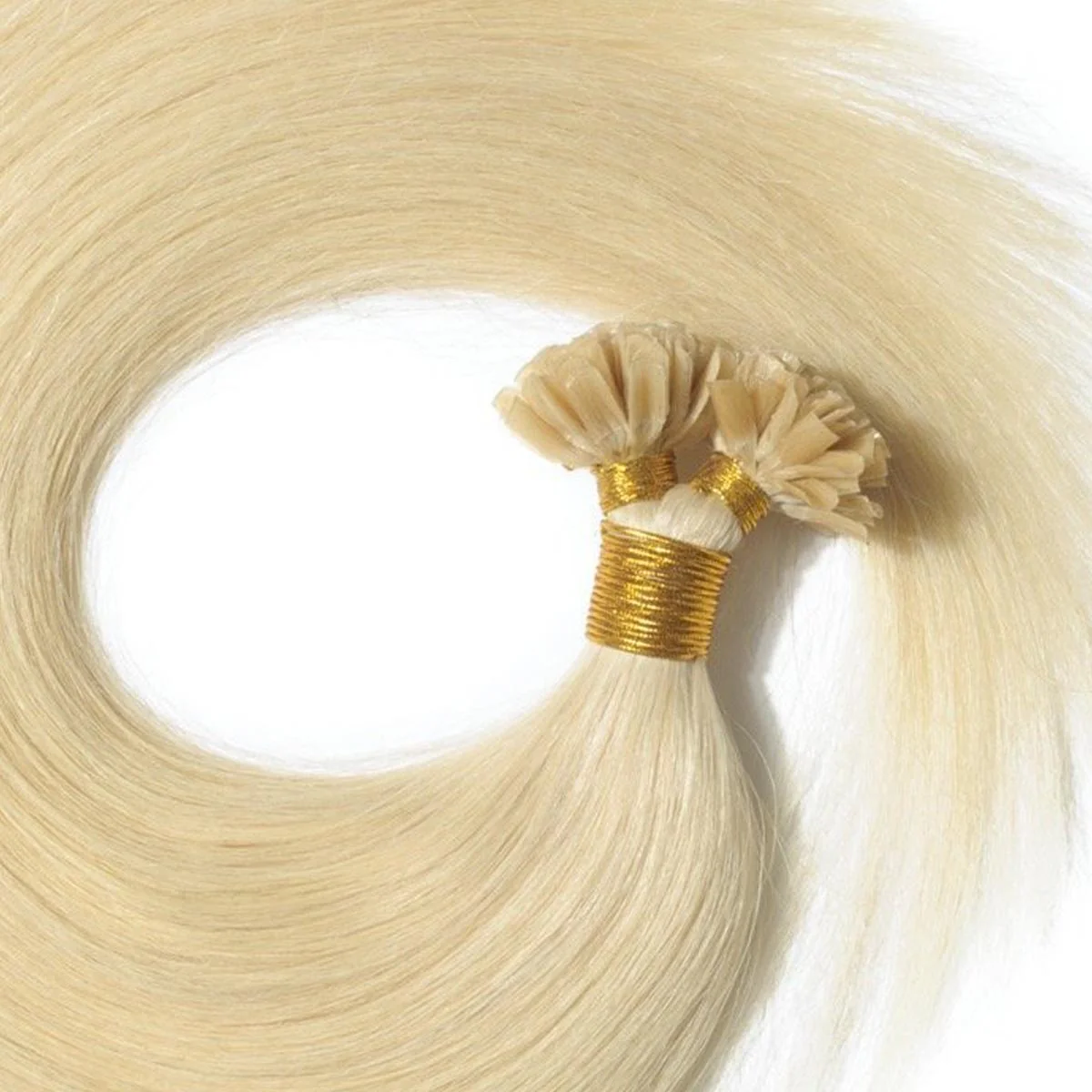 #T8/16 Irish Coffee Pre-bonded Hair Extensions - Image 3