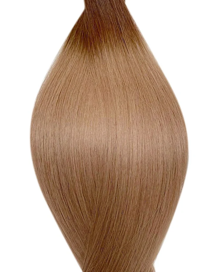 #T4/14 Mocha Latte Nano Ring Hair Extensions