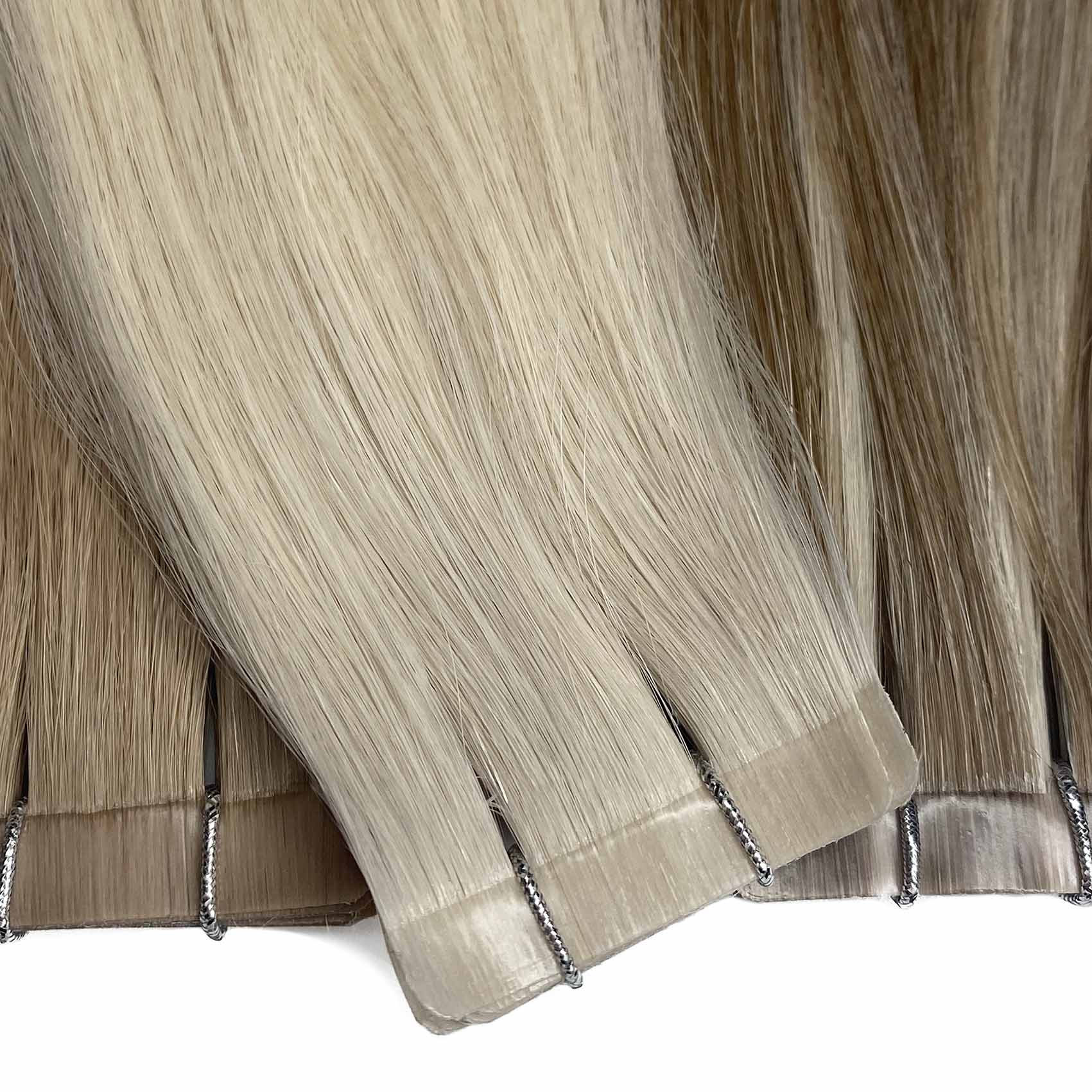 #T2/6 Spiced Latte Tape In Hair Extensions - Image 3
